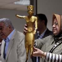 В Каирский музей вернули статую Тутанхамона