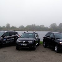 'DELFI Auto' tests: 'Dacia Duster' pret 'Mitsubishi ASX' un 'Ford Kuga'