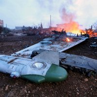 Video: Sīrijas opozīcija notriec Krievijas 'Sukhoi Su-25'; pilots nošauts