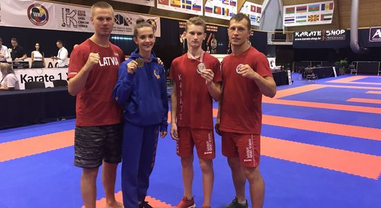 Latvijas jaunie karatisti izcīna godalgotas vietas WKF jauniešu līgas posmā Horvātijā