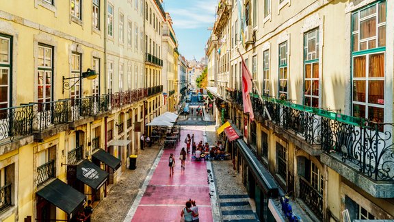 Lisabona, Rua Nova do Carvalho, pilsēta