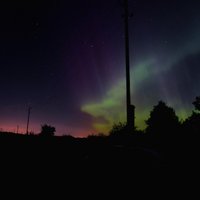 Foto: Latvijas debesis trešdien 'iekrāso' ziemeļblāzma