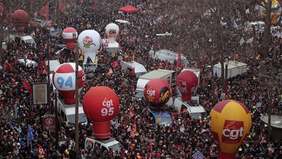 protesti pret pensiju reformu Francijā