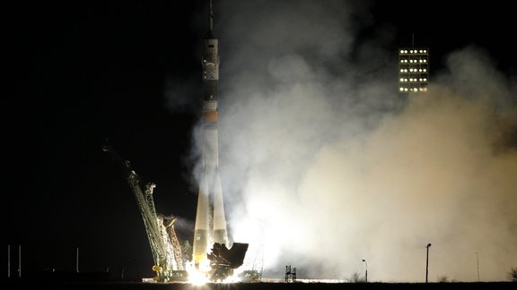 The Soyuz TMA-21 Gagarin. Baikonur