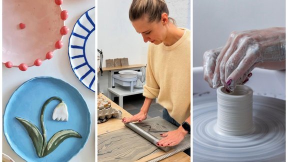 Keramikas darbnīcas Latvijā: 10 vietas, kur ļauties radošumam 
