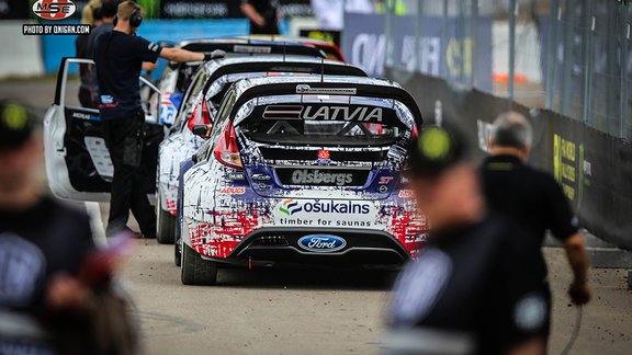 Reinis Nitišs pasaules rallijkrosa čempionāta Somijas posmā