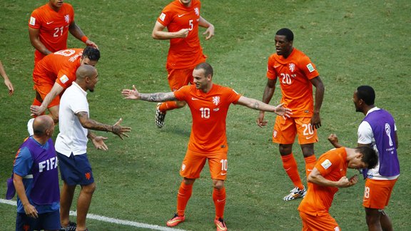 Pasaules kauss futbolā: Nīderlande - Meksika