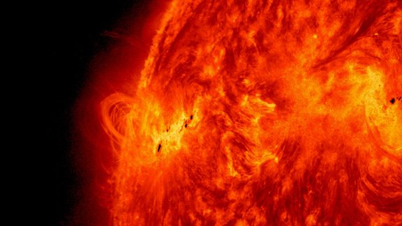 NASA Sun solar flame