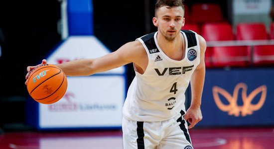 'VEF Rīga' ceturto reizi sezonā pārspēj 'Ogres' basketbolistus