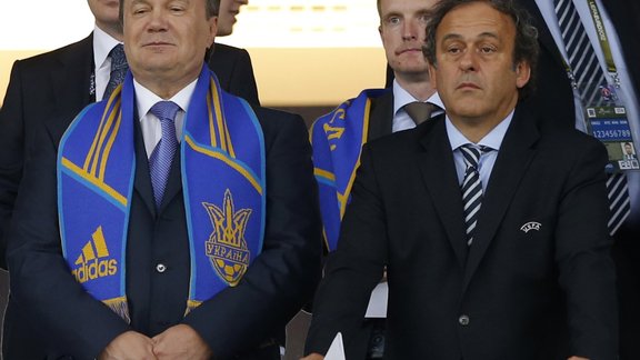 Yanukovich and Platini