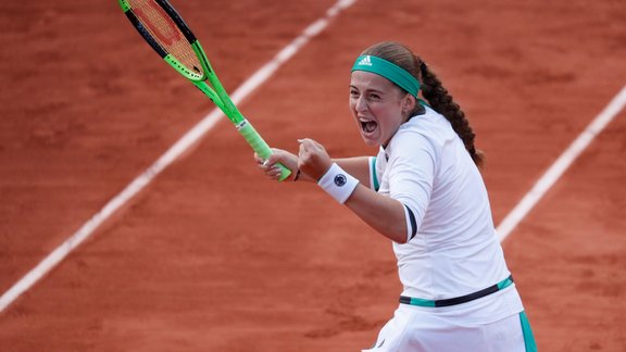 Teniss, French Open. Jeļena Ostapenko - Karolīna Vozņacki - 16