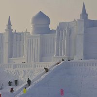 Foto: Top gigantiskas skulptūras Harbinas sniega un ledus festivālam