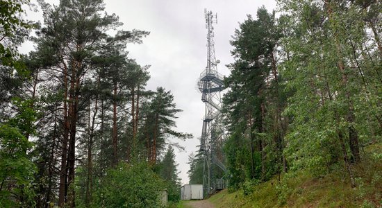 Pirmais skatu laukums Lietuvā, kas ierīkots uz mobilo telekomunikāciju antenas torņa