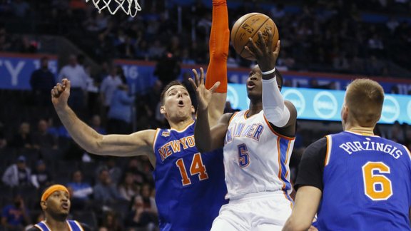 Basketbols, NBA spēle: Knicks - Thunder