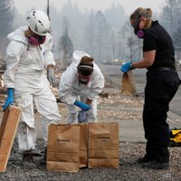 Kalifornijā savvaļas ugunsgrēkā bojāgājušo skaits pieaudzis līdz 76