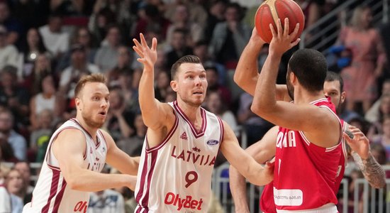 Сборная Латвии по баскетболу в преддверии чемпионата мира разгромила Грузию
