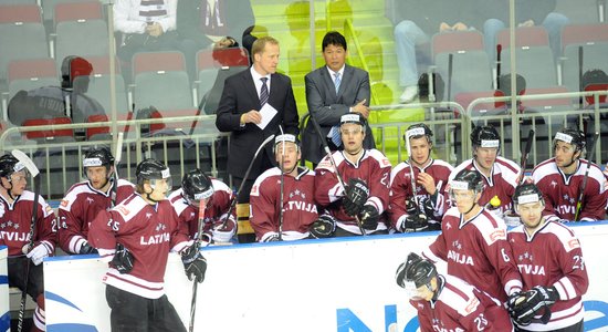 Latvijas hokeja valstsvienība aizvadīs pirmo pārbaudes spēli pret Krieviju