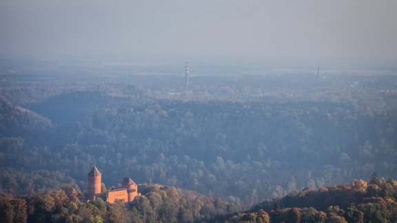 Siguldas ainavas un faktūras no putna lidojuma - 21