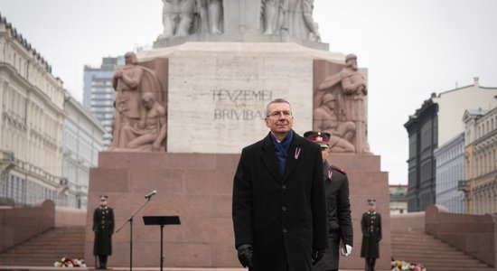 Brīvība ir mūsu katra drosme, Lāčplēša dienā atgādina Rinkēvičs