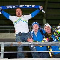 Igaunijas futbolisti Baltijas kausa mačā pārspēj Lietuvu