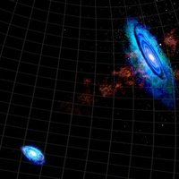 Астрономы: водородный мост соединил две галактики