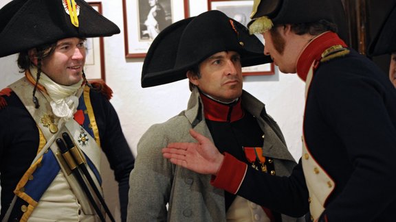 Actor Mark Schneider as Napoleon