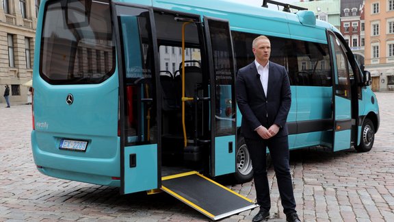 Elektriskā mikroautobusa "Mercedes-Benz Sprinter" prezentācija - 8