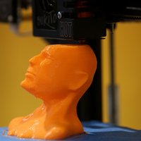 Ar 3D printeri izdrukāta Brūsa Vilisa galva