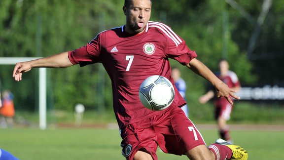 Futbols: Latvijas un Lihtenšteinas U-21 izlases - 36