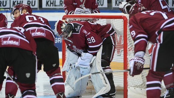 Hokejs, KHL spēle: Rīgas Dinamo - Jugra