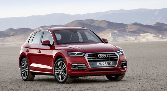 Jaunais 'Audi Q5' kļuvis par 90 kilogramiem vieglāks