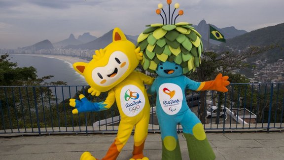 mascots of the Rio 2016 Olympic