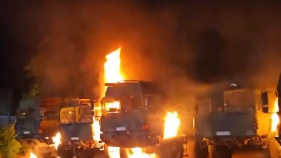 Erfurtē sadegušajos auto nebija Ukrainas kravas, ziņo Vācijas amatpersona