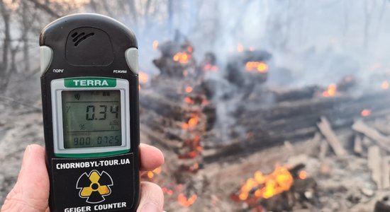 ВИДЕО: пожар в Чернобыле пока не потушен