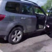Video: Kā Ogrē saskrējās trīs automašīnas