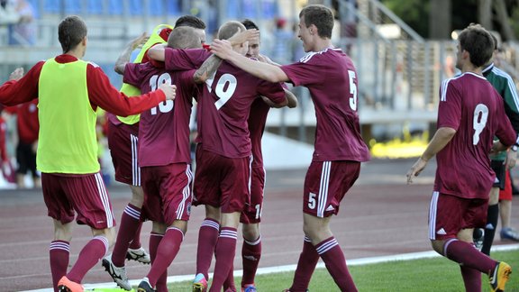 Futbols: Latvijas un Lihtenšteinas U-21 izlases - 37