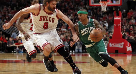 'Thunder' un 'Celtics' tiek pie pirmajām uzvarām NBA izslēgšanas turnīra pirmajā kārtā