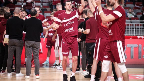 Basketbols, Pasaules kausa kvalifikācija: Latvija - Slovākija - 15