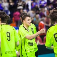 'Lekrings' 'EuroFloorball' turnīra pirmajā cīņā uzvar Slovākijas komandu