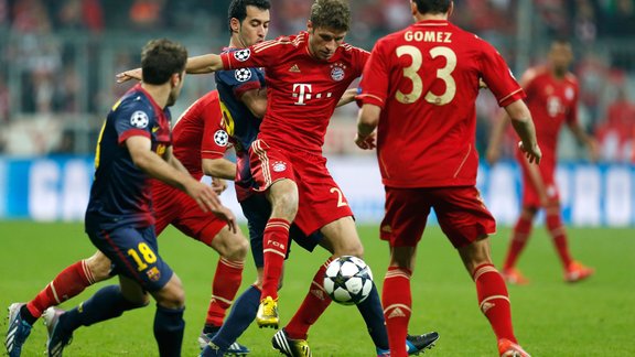 UEFA Čempionu līga: Bayern - Barcelona