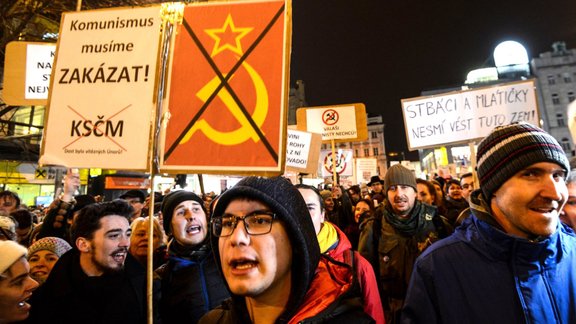 Protesti pret komunisma rēgu Prāgā - 7