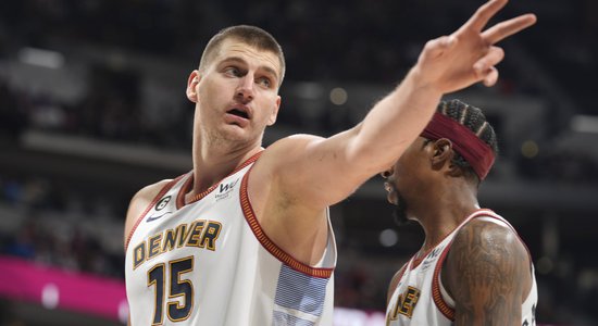 NBA izslēgšanas spēles: 'Nuggets' panāk 3-0 sērijā pret 'Timberwolves'