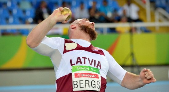 Lodes grūdējs Edgars Bergs sagādā Latvijai trešo paralimpisko medaļu Rio