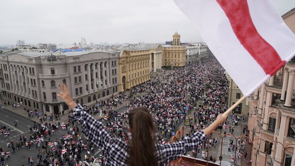 Baltkrievija vēsturiskais karogs protesti 