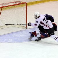 Latvijas U-18 hokeja izlase pēdējā pārbaudes spēlē piekāpjas Šveicei