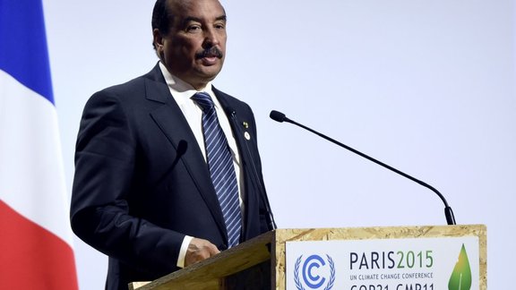 Mauritanian President Mohamed Ould Abdel Aziz