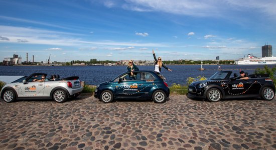 'CityBee' paplašina autoparku ar 'Fiat' un 'Mini Cooper' kabrioletiem