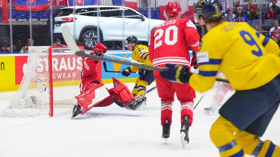 Hokejs, pasaules čempionāts 2025: Zviedrija - Polija 