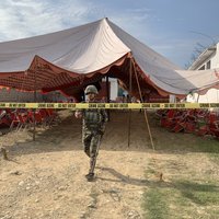Pakistānā teroraktā partijas mītiņā nogalināto skaits pieaudzis līdz 44