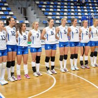 Latvijas volejbolistēm smags zaudējums PČ kvalifikācijas pirmajā spēlē